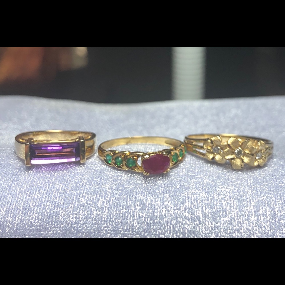 Three rings for trade @livingingold2
